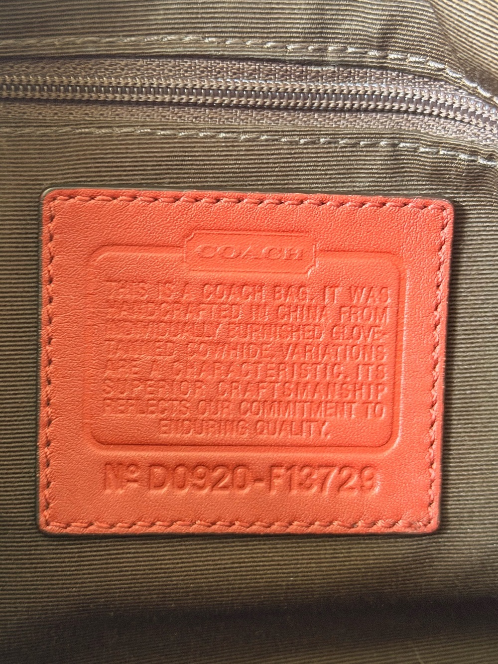 Coach Soho Flap Pleated Leather Shoulder Bag in Paprika - Picture 12 of 16